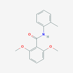 molecular formula C16H17NO3 B337184 2,6-dimethoxy-N-(2-methylphenyl)benzamide 