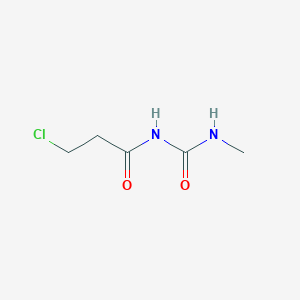 molecular formula C5H9ClN2O2 B3371855 3-(3-氯丙酰)-1-甲基脲 CAS No. 82277-88-1