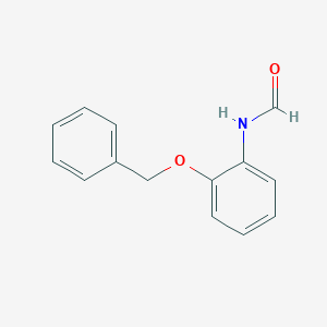 molecular formula C14H13NO2 B3371865 N-(2-phenylmethoxyphenyl)formamide CAS No. 82725-38-0