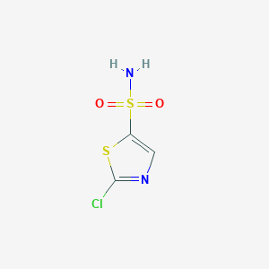 molecular formula C3H3ClN2O2S2 B3371891 2-Chloro-1,3-thiazole-5-sulfonamide CAS No. 848362-00-5