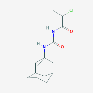molecular formula C14H21ClN2O2 B3371892 1-(金刚烷-1-基)-3-(2-氯代丙酰)脲 CAS No. 850021-28-2
