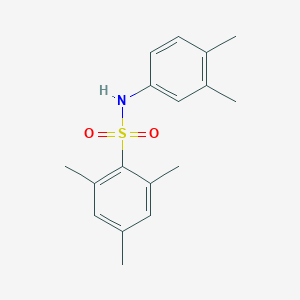 molecular formula C17H21NO2S B337190 N-(3,4-dimethylphenyl)-2,4,6-trimethylbenzenesulfonamide 