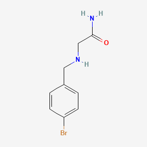 molecular formula C9H11BrN2O B3371904 2-((4-Bromobenzyl)amino)acetamide CAS No. 850859-09-5