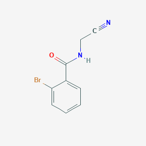 molecular formula C9H7BrN2O B337193 2-bromo-N-(cyanomethyl)benzamide 