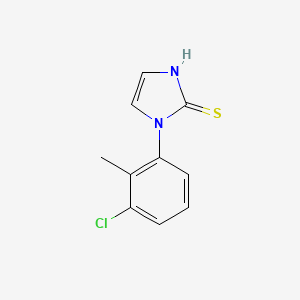 molecular formula C10H9ClN2S B3371944 1-(3-chloro-2-methylphenyl)-1H-imidazole-2-thiol CAS No. 851879-28-2