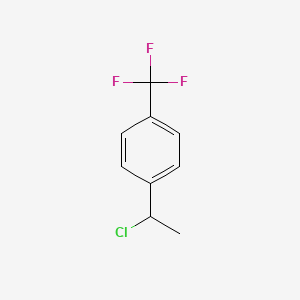 molecular formula C9H8ClF3 B3371959 1-(1-Chloroethyl)-4-(trifluoromethyl)benzene CAS No. 85289-90-3