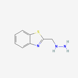 molecular formula C8H9N3S B3371981 2-(Hydrazinomethyl)-1,3-benzothiazole CAS No. 854070-55-6