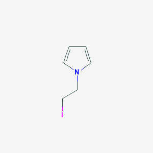 molecular formula C6H8IN B3372004 1-(2-Iodoethyl)-1H-pyrrole CAS No. 85801-33-8