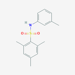 molecular formula C16H19NO2S B337201 2,4,6-trimethyl-N-(3-methylphenyl)benzenesulfonamide 