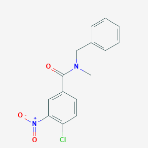 molecular formula C15H13ClN2O3 B337202 N-benzyl-4-chloro-N-methyl-3-nitrobenzamide 