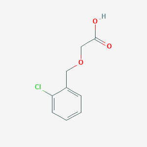 molecular formula C9H9ClO3 B3372033 2-[(2-氯苯基)甲氧基]乙酸 CAS No. 861064-05-3