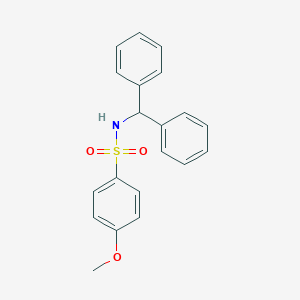 molecular formula C20H19NO3S B337204 N-benzhydryl-4-methoxybenzenesulfonamide 