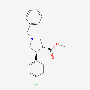 Trans-methyl 1-benzyl-4-(4-chlorophenyl)pyrrolidine-3-carboxylate