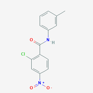 molecular formula C14H11ClN2O3 B337206 2-chloro-N-(3-methylphenyl)-4-nitrobenzamide 