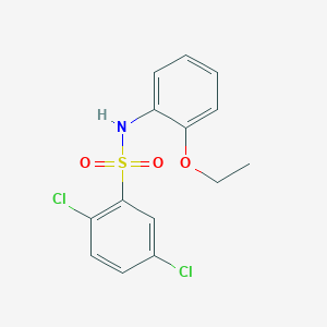molecular formula C14H13Cl2NO3S B337207 2,5-dichloro-N-(2-ethoxyphenyl)benzenesulfonamide 