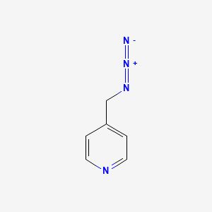 molecular formula C6H6N4 B3372073 4-(叠氮甲基)吡啶 CAS No. 864528-34-7