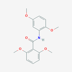 molecular formula C17H19NO5 B337210 N-(2,5-dimethoxyphenyl)-2,6-dimethoxybenzamide 