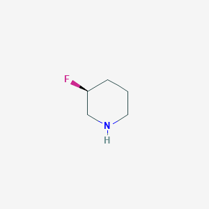 molecular formula C5H10FN B3372106 (S)-3-氟哌啶 CAS No. 871791-81-0