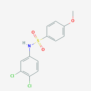 molecular formula C13H11Cl2NO3S B337211 N-(3,4-dichlorophenyl)-4-methoxybenzenesulfonamide 