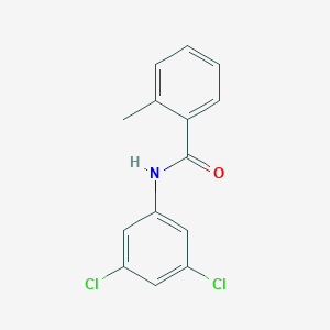 molecular formula C14H11Cl2NO B337216 N-(3,5-dichlorophenyl)-2-methylbenzamide 