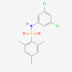 molecular formula C15H15Cl2NO2S B337223 N-(3,5-dichlorophenyl)-2,4,6-trimethylbenzenesulfonamide 