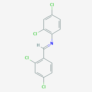 Benzenamine, 2,4-dichloro-N-[(2,4-dichlorophenyl)methylene]-