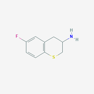 B3372241 6-Fluoro-thiochroman-3-ylamine CAS No. 885270-51-9