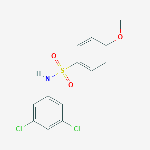 molecular formula C13H11Cl2NO3S B337227 N-(3,5-dichlorophenyl)-4-methoxybenzenesulfonamide 
