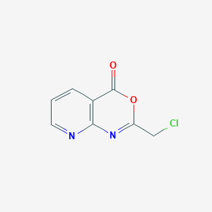 molecular formula C8H5ClN2O2 B3372326 2-(Chloromethyl)-4H-pyrido[2,3-D][1,3]oxazin-4-one CAS No. 886363-79-7
