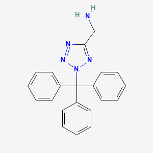 molecular formula C21H19N5 B3372332 (2-Trityl-2H-tetrazol-5-YL)methanamine CAS No. 886370-78-1
