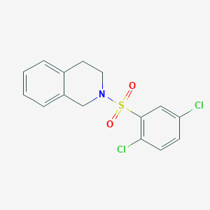 molecular formula C15H13Cl2NO2S B337235 2-[(2,5-Dichlorophenyl)sulfonyl]-1,2,3,4-tetrahydroisoquinoline 