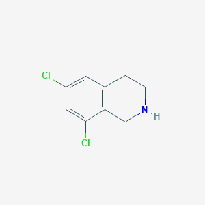 molecular formula C9H9Cl2N B3372361 6,8-Dichloro-1,2,3,4-tetrahydroisoquinoline CAS No. 89315-58-2