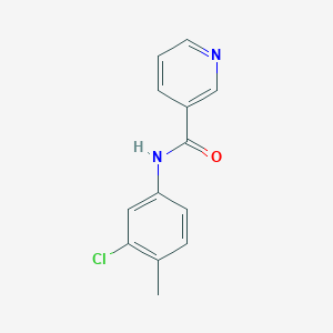 molecular formula C13H11ClN2O B337237 N-(3-chloro-4-methylphenyl)nicotinamide 