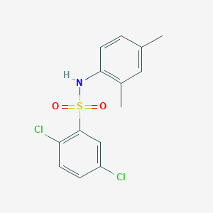 molecular formula C14H13Cl2NO2S B337243 2,5-dichloro-N-(2,4-dimethylphenyl)benzenesulfonamide 