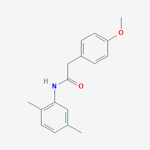 molecular formula C17H19NO2 B337244 N-(2,5-dimethylphenyl)-2-(4-methoxyphenyl)acetamide 