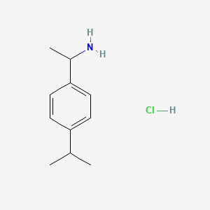 molecular formula C11H18ClN B3372464 1-(4-Isopropylphenyl)ethanamine hydrochloride CAS No. 91338-99-7