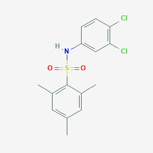 molecular formula C15H15Cl2NO2S B337248 N-(3,4-dichlorophenyl)-2,4,6-trimethylbenzenesulfonamide 