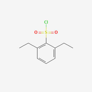 molecular formula C10H13ClO2S B3372484 2,6-Diethylbenzene-1-sulfonyl chloride CAS No. 91920-30-8