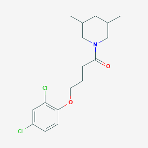 molecular formula C17H23Cl2NO2 B337254 4-(2,4-Dichlorophenoxy)-1-(3,5-dimethylpiperidin-1-yl)butan-1-one 