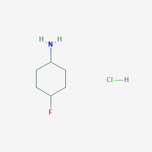 molecular formula C6H13ClFN B3372549 cis-4-Fluorocyclohexanamine hydrochloride CAS No. 923596-01-4