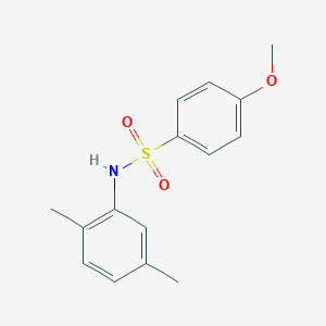 molecular formula C15H17NO3S B337257 N-(2,5-dimethylphenyl)-4-methoxybenzenesulfonamide 