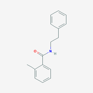 molecular formula C16H17NO B337258 2-methyl-N-(2-phenylethyl)benzamide 