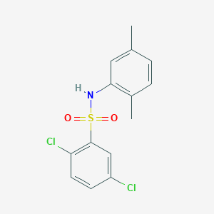 molecular formula C14H13Cl2NO2S B337261 2,5-dichloro-N-(2,5-dimethylphenyl)benzenesulfonamide 