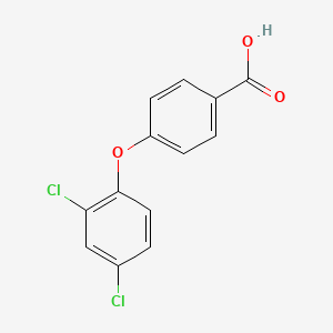 molecular formula C13H8Cl2O3 B3372616 4-(2,4-Dichlorophenoxy)benzoic acid CAS No. 925005-04-5