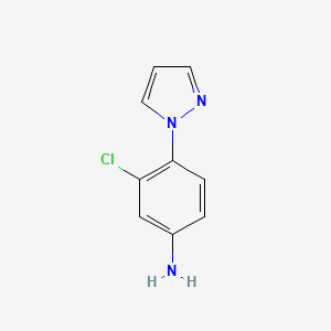3-chloro-4-(1H-pyrazol-1-yl)aniline