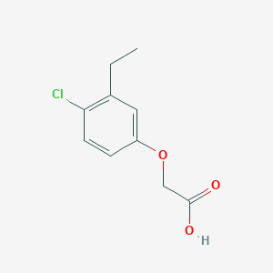 molecular formula C10H11ClO3 B3372710 2-(4-Chloro-3-ethylphenoxy)acetic acid CAS No. 926242-02-6