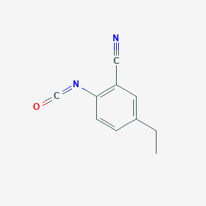 molecular formula C10H8N2O B3372744 5-Ethyl-2-isocyanatobenzonitrile CAS No. 926256-05-5