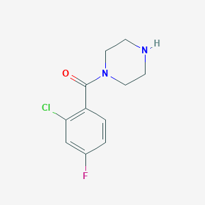 1-(2-Chloro-4-fluorobenzoyl)piperazine