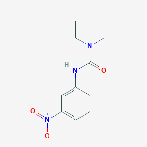 molecular formula C11H15N3O3 B3372780 1,1-Diethyl-3-(3-nitrophenyl)urea CAS No. 92902-51-7