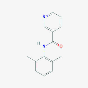 molecular formula C14H14N2O B337279 N-(2,6-dimethylphenyl)pyridine-3-carboxamide 